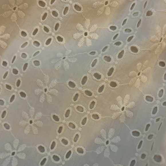 J. Crew girls white eyelet top and skirt size 10 - Picture 7 of 9